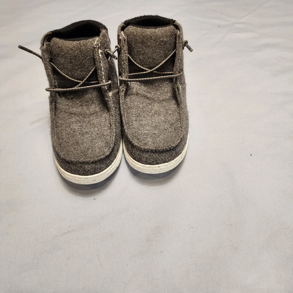 Nordstrom Rack Boys Size 12M Gray Slip On Shoes No Tie‎ Loafer Wally Casual